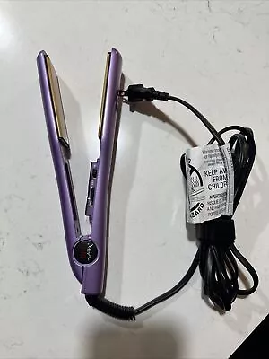 Chi Air Flat Iron Tourmaline Ceramic Plates 1.5” Hair Straightener Purple Lilac • $25.90