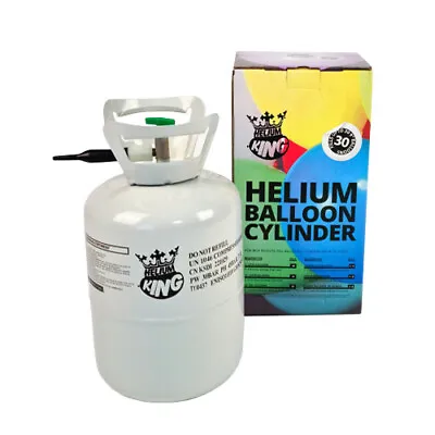 £28.95 • Buy Helium Canister With Foil Inflation Adaptor - Fills Up To 30 X 9 In Balloons