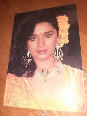 Bollywood Actors: Madhuri Dixit Rare India Postcard Post Card • $5