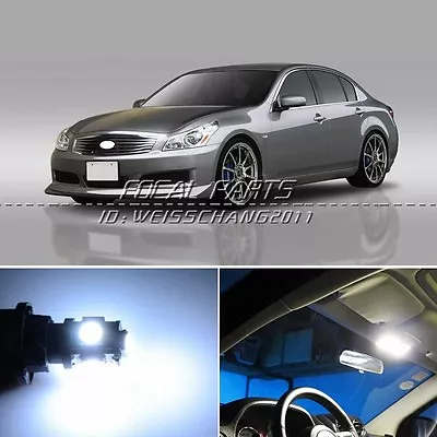 15 X Xenon White LED Lights Interior Package Kit For Infiniti G37 07-14 K157 • $10.99