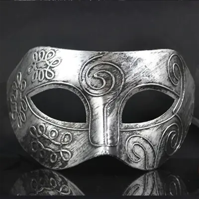Masquerade Face Mask Mens Fancy Dress Party Roman Ballroom Hen Do Stag Venetian • £5.78