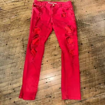 Argonaut Vintage Grunge Distressed Holey Ultra Slim 36x34 Jeans • $25