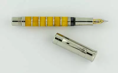 Graf Von Faber Castell Pen Of The Year 2004 Amber Fountain Pen • $4240