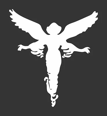 Guardian Angel 492 - Die Cut Vinyl Window Decal/Sticker For Car/Truck • $5