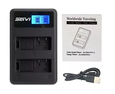£9.99 • Buy DUAL LP-E8 Battery Camera Charger For Canon EOS 700D 550D 650D 600D DSLR Camera