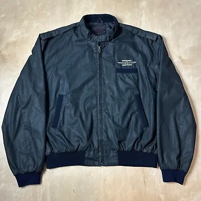 Vintage 80s Thunderbird Turbo Coupe Size XL Upstream Racing Division Jacket • $49.99