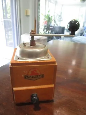 Vintage Zassenhaus 1930's German Manual Conical Burr Coffee Grinder Original • $125