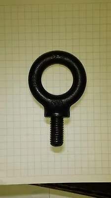 1/2-13 X 1  Thread Lifting Eye Bolt Eyebolt Eyelet Forged Black Oxide USA MADE! • $5