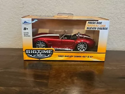 Toy Car Shelby Cobra 1965 Bigtime Muscle Red 427 S/C • $11