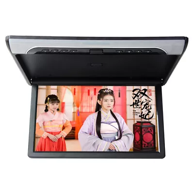 19 1080P Car Ceiling Roof Monitor Screen Flip Down Mount MP5 HDMI FM Transmitter • £229