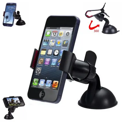 $7.28 • Buy Universal Car Phone Holder Clip Grip 360° Rotation Mount For IPhone Samsung Sony