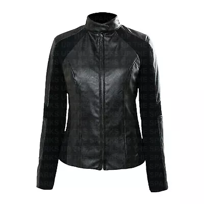 Mission Impossible Fallout Stylish Rebecca Casual Biker Fleece Leather Jacket • $125.10