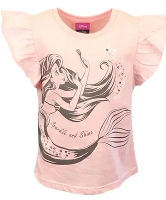 New Girls Disney Little Mermaid Ariel T-shirt/top.12-18mths Or 18-24mths. • £3.99