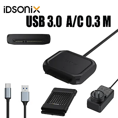 IDSONIX USB 3.0 To SATA Converter External Hard Drive Adapter 2.5/3.5  Cable • $7.99