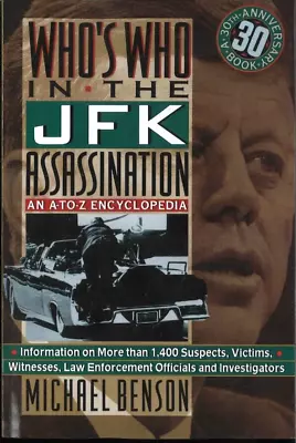 36d Brand New Book Who's Who In The Jfk Assassination  • $44