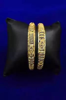 Ethnic Bollywood Indian Bracelet Set Bangles Gold Plated  Fashion Bridal Jewelry • $13.99