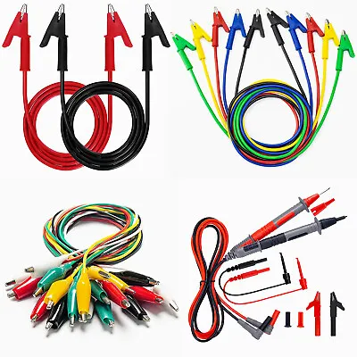 $8.70 • Buy Multimeter Test Leads For KAIWEETS  Meter Electrical Alligator Clip Probes