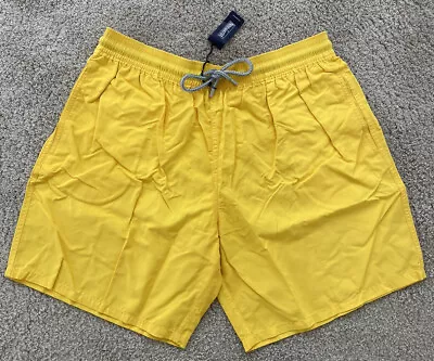 New Authentic Vilebrequin MOOREA Swim Trunks - YELLOW CORN - MEN - 3XL - XXXL • $125