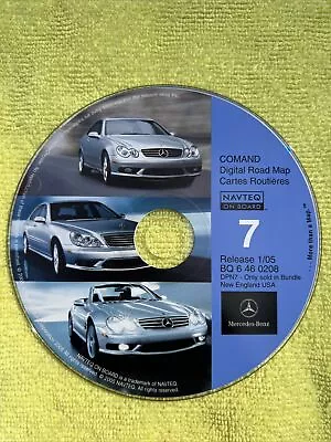 2000 02 03 04 Mercedes Benz E S CL SL CLK C G-Class Navigation CD#7 New England • $47.99