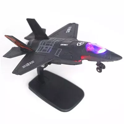 F-35 Fighter Jet Aircraft Diecast Plane Model W/ Light And Sound Scale 1:72 USA • $17.95