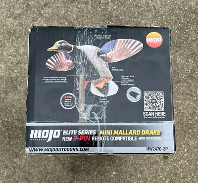 Mojo Elite Series Mini Mallard Drake Spinning Wing Duck Decoy HW2470-3P **NEW** • $94.99