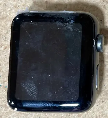 Apple Watch Series 2 42mm Aluminum Black Smart Watch GPS - FOR PARTS • $30