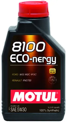 Motul 1L Synthetic Engine Oil 8100 5W30 ECO-NERGY - Ford 913C • $28.11
