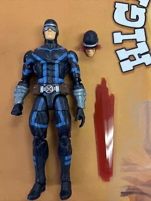 Marvel Legends Cyclops Action Figure Loose Complete Baf Tri-sentinel • $20