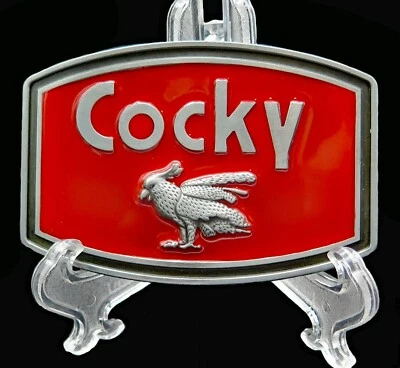 $17.50 • Buy Cocky Bird Humor Vintage Belt Buckle