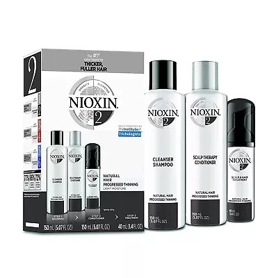 Nioxin System#2 Trio Box Set(Shampoo 5.07Conditioner 5.07Scalp Treatment1.4oz) • $20.25