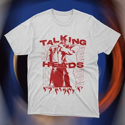 Talking Heads  BAND WHITE UNISEX T-Shirt SIZE S-4XL EE1252 • $20.89