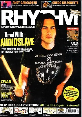 £3.50 • Buy RHYTHM Magazine UK (April 2003) Brad Wilk, Andy Gangadeen, Greg Bissonette