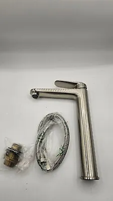 Tall Brushed Nickel Bathroom Faucet • $52.99