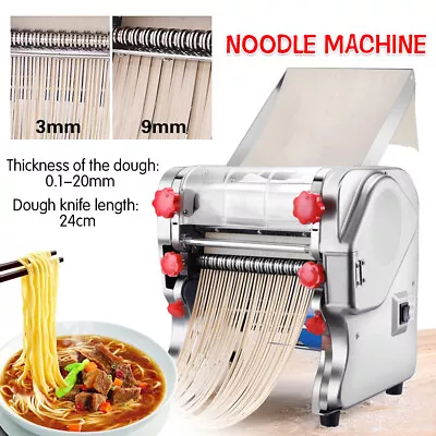 Commercial Electric Noodle Cooker Pasta Cooking Machine Dumpling Skin Bun Roller • $228.90