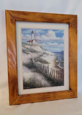 T.C. Chiu  Lighthouse With Deserted Beach  1997 Lithograph Art Print • $18.70