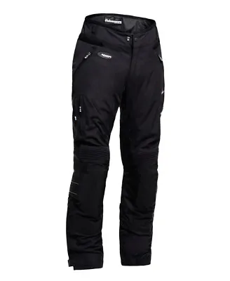 Halvarssons Prince Black Waterproof Motorcycle Touring Trousers Regular Leg • £199.99