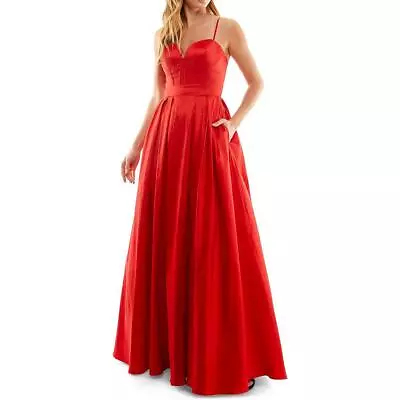 B. Darlin Womens Boned Corset Pleated Evening Dress Gown Juniors BHFO 4824 • $17.99