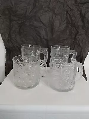 Set Of 4 1995 McDonalds Batman Forever Mugs BatmanRobinRiddlerTwoface • $30