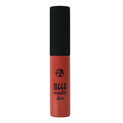 Lip Gloss Cosmetics Stick Mega Matte Care Beauty Colour Rose W7  • £4