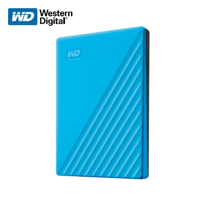 WD 1TB 2TB 4TB 5TB My Passport Portable External Hard Drive USB3.2 Gen1 SKY BLUE • £98.15