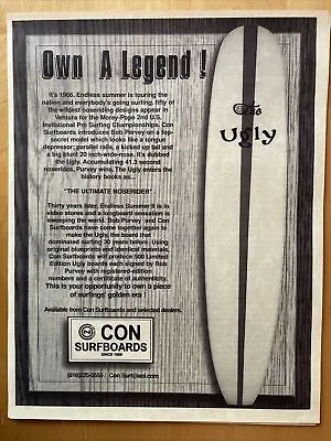 CON Surfboards Vintage THE UGLY”1960-80s Santa Monica/Venice Surf(jacobsvelzy) • $9