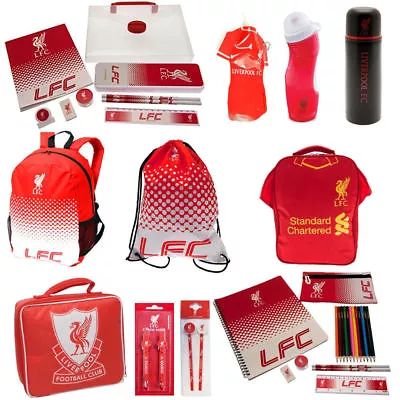 Liverpool FC School Sets - Gym Bag Backpack Boot Bottle For Boys And Girls  • £6.75