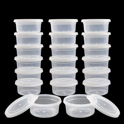 $11.44 • Buy Plastic Bin Organization Home With Lids Ball Cup Foam Container Clay Storage