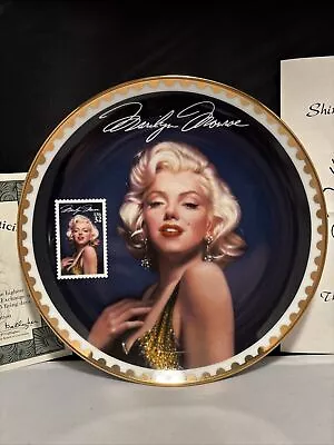 Bradford Exchange Plate Marilyn Monroe “Sultry Yet Regal” Original Box W/Cert • $4.99