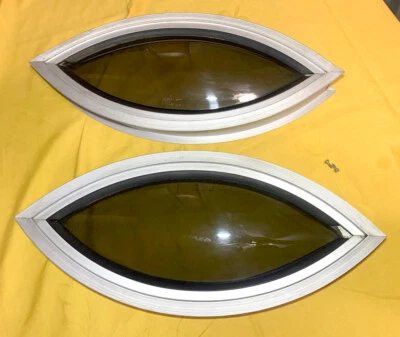 $688.99 • Buy Pair Of Custom Street Van 1970's NOS Cat Eyes Bubble Porthole Plexiglass Windows