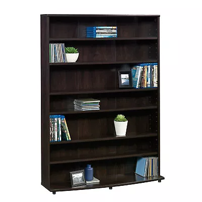 Sauder 409110 Multimedia  Storage Tower Cinnamon Cherry Finish • $75.99