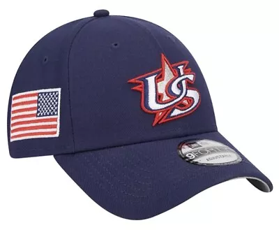 Team Usa World Baseball Classic New Era Hat 9forty Adjustable Us Cap H15 • $29.99