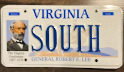 Exp Virginia Personalized Vanity License Plate Va DMV RE LEE Robert E SOUTH  CSA • $135