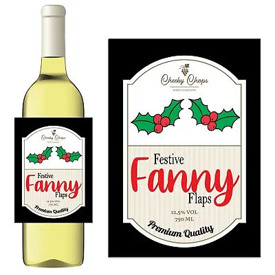 £2.89 • Buy Funny Christmas Wine Labels Secret Santa Gift