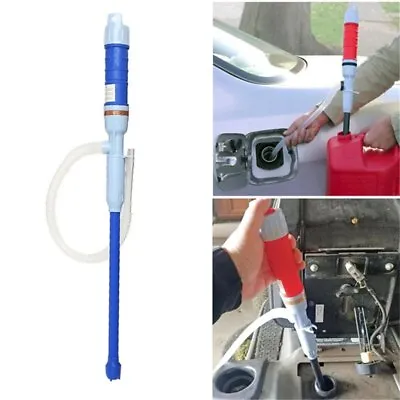 Battery Operated Fuel Liquid Transfer Siphon Pump Handle Gas Oil Water Fish Tank • $12.99